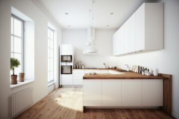 white kitchen cabinet